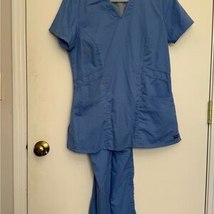 Grey’s Anatomy Uniforms Blue Scrub Set